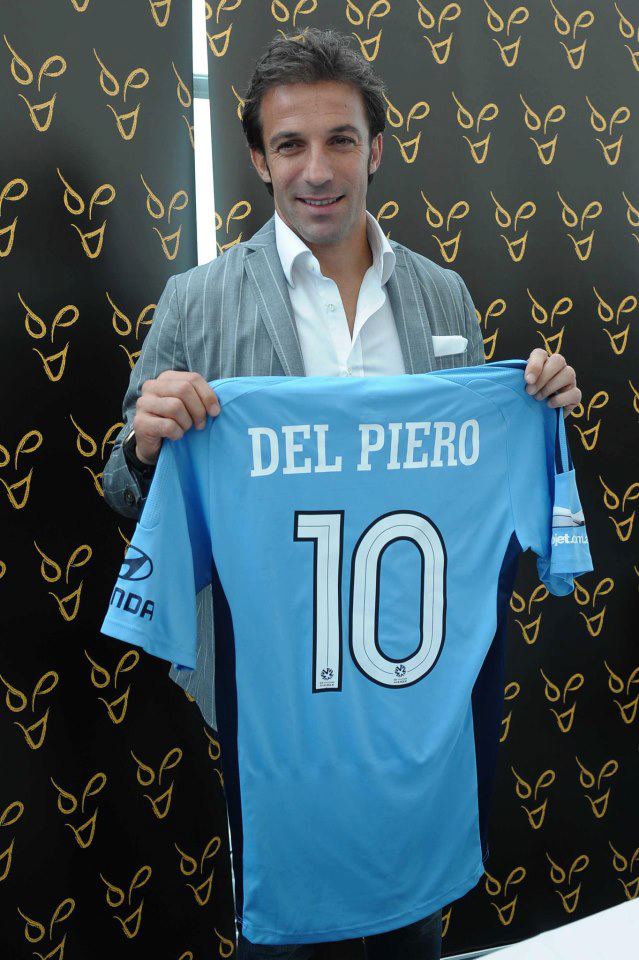 Maglia numero 10 delpiero al Sydney