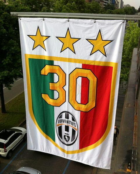 bandiera 30 scudetti