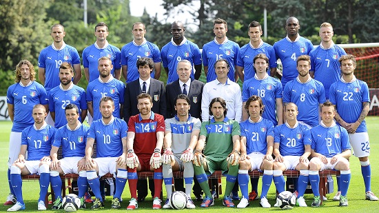 italia formazione euro 2012